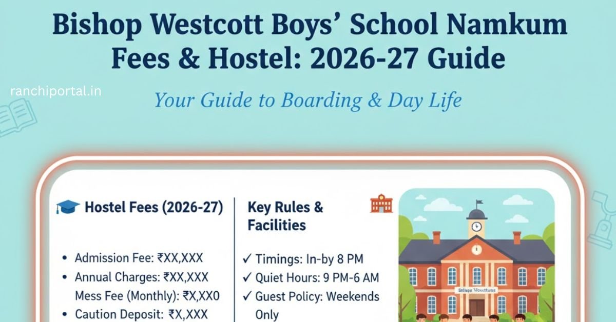 Bishop Westcott Boys' School Namkum Fees