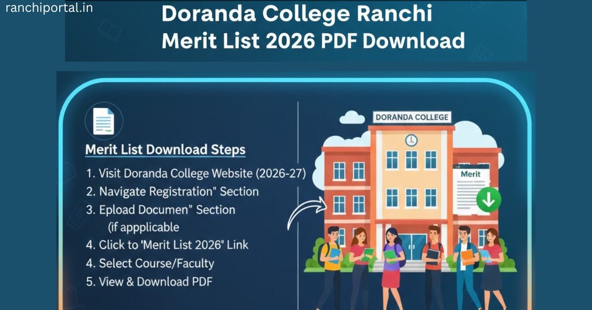 Doranda College Merit List 2026 PDF Download