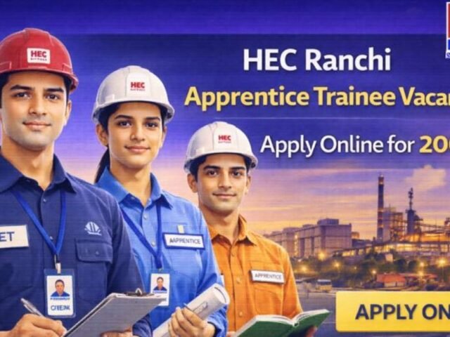 HEC Ranchi Apprentice Trainee Vacancy 2026: Apply Online for 200+ Posts