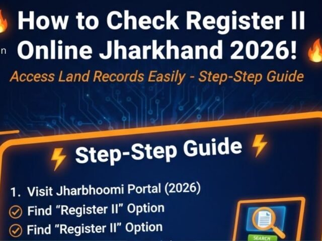 How to Check Register 2 Online Jharkhand 2026: Step by Step Guide