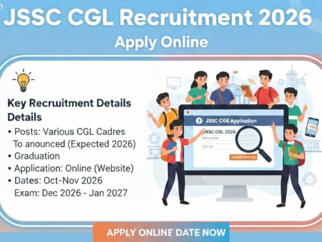 JSSC CGL Recruitment 2026 Apply Online: Notification and Vacancy Update