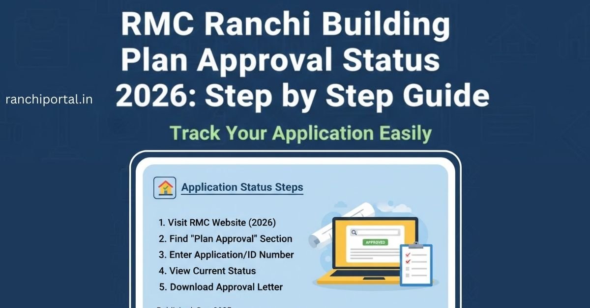 RMC Ranchi Building Plan Approval Status