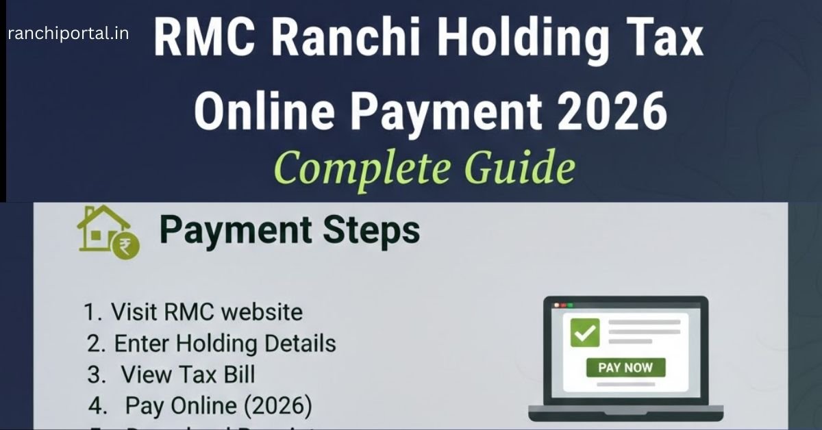 RMC Ranchi Holding Tax Online Payment 2026