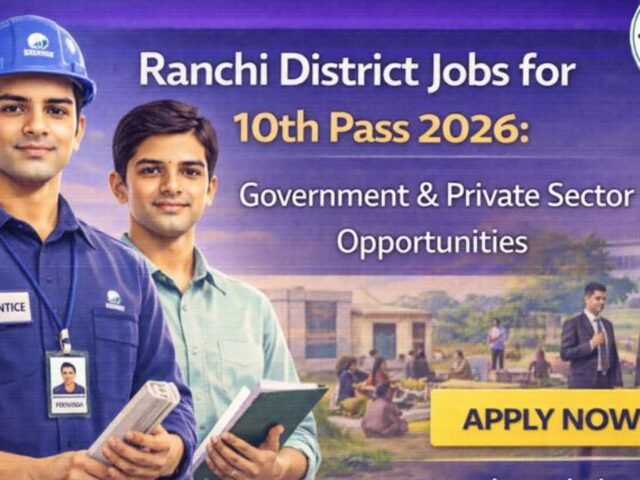 Ranchi District Jobs for 10th Pass 2026: Government & Private Sector Opportunities