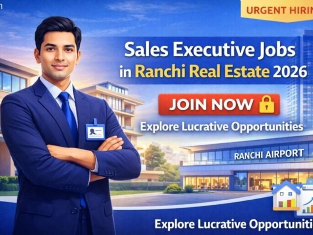 Sales Executive Jobs in Ranchi Real Estate 2026 – Fresher & Experienced – Salary, Top