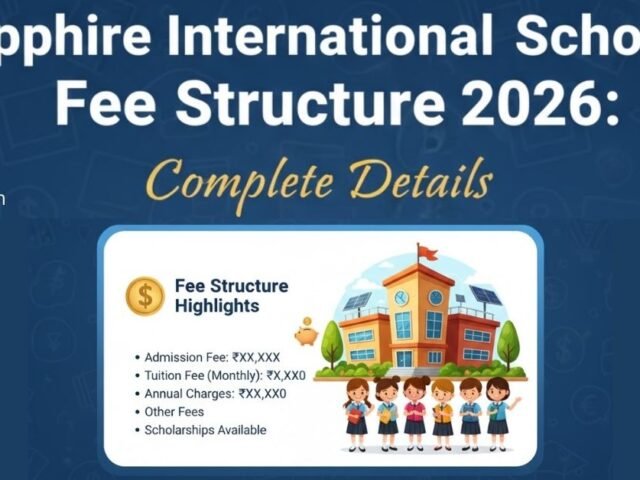 Sapphire International School Ranchi Fee Structure 2026: Complete Details
