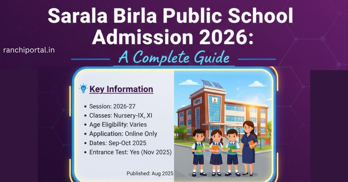 Sarala Birla Public School Ranchi Admission