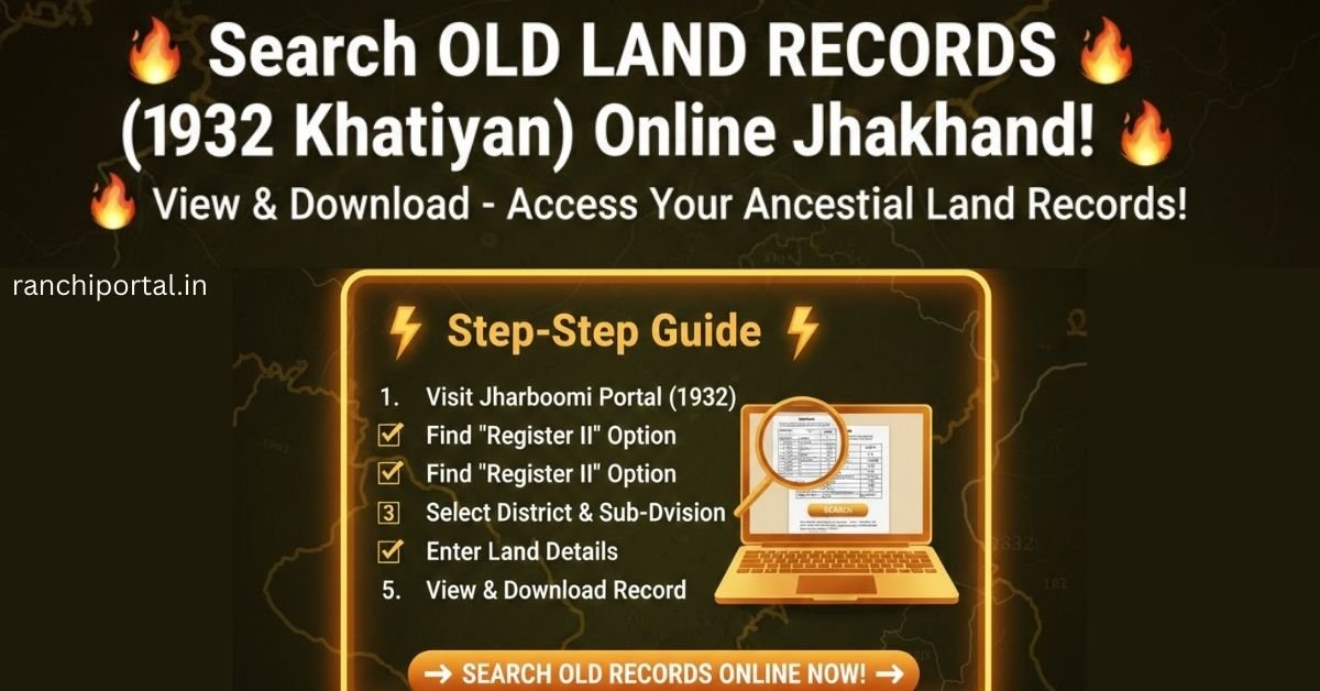 Search Old Land Records (1932 Khatiyan) Online