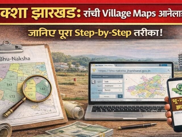 Bhu-Naksha Jharkhand: Ranchi Village Maps Online Kaise Dekhein? Janiye Poora Step-by-Step Tarika!