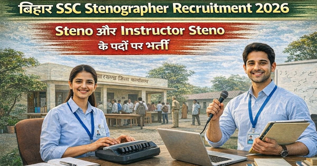 Bihar SSC Stenographer Recruitment 2026