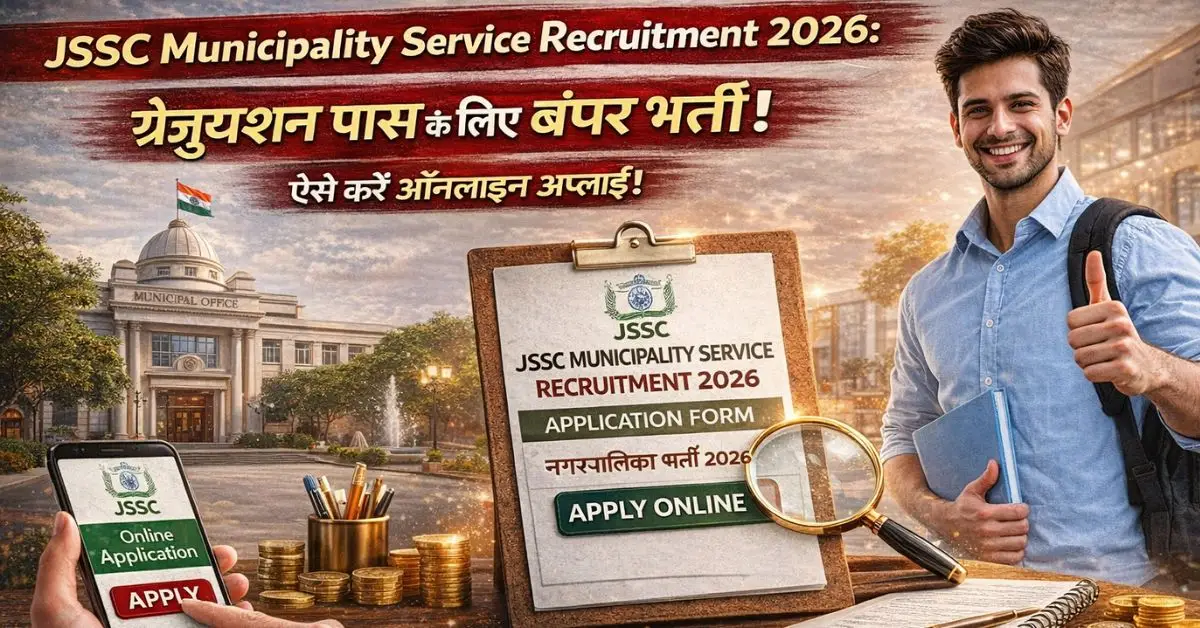 JSSC Municipality Service Recruitment 2026