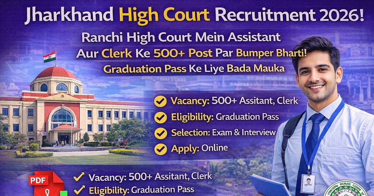 Jharkhand High Court Recruitment 2026