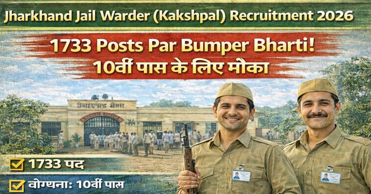 Jharkhand Jail Warder Recruitment 2026