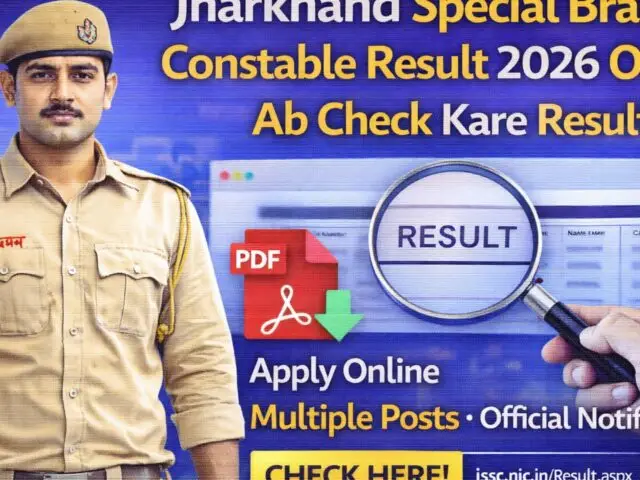 Jharkhand Special Branch Constable Result 2026: Merit List aur Cut-off Kaise Dekhein?