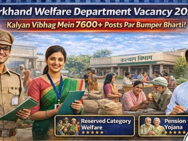 Jharkhand Welfare Department Vacancy 2026: Kalyan Vibhag Mein 7600+ Posts Par Bumper Bharti! 10th/Graduate Sabhi Ke Liye Mauka