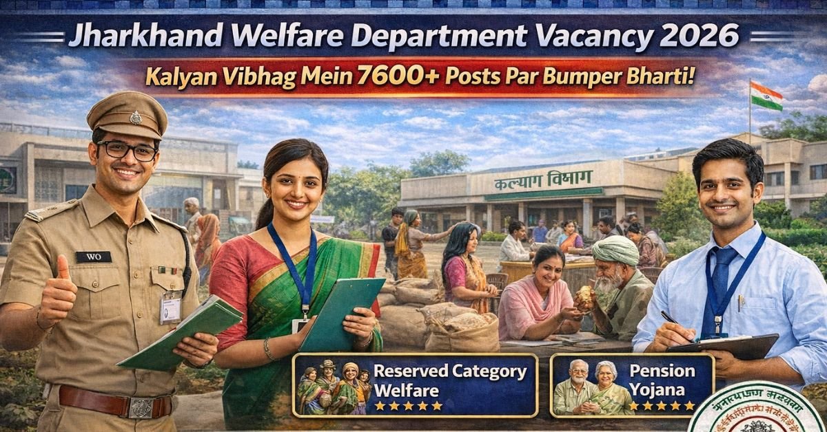 Jharkhand Welfare Department Vacancy