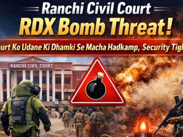 Ranchi Civil Court RDX Bomb Threat: Court Ko Udane Ki Dhamki Se Macha Hadkamp, Security Tight!
