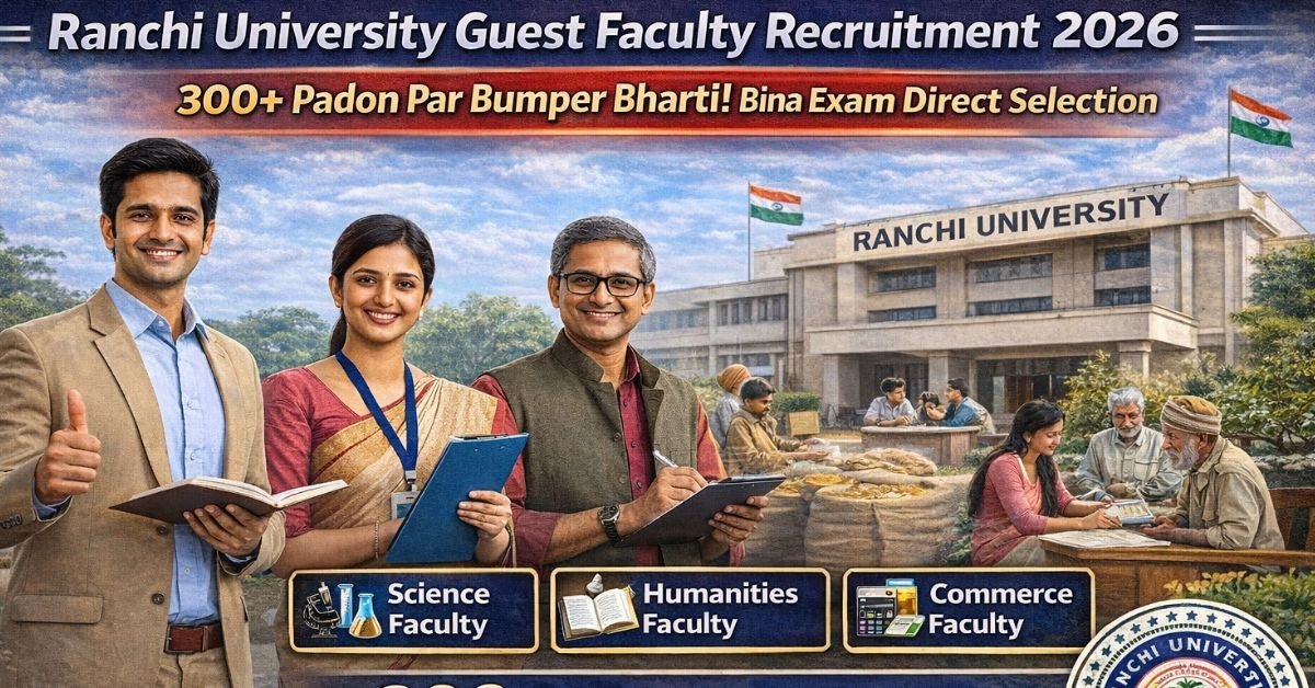 Ranchi University Guest Faculty Jobs 2026