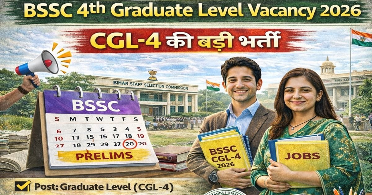 BSSC Graduate Level Vacancy