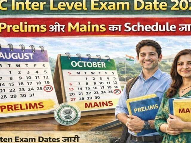 BSSC Inter Level Exam Date 2026: Prelims aur Mains ka Naya Schedule