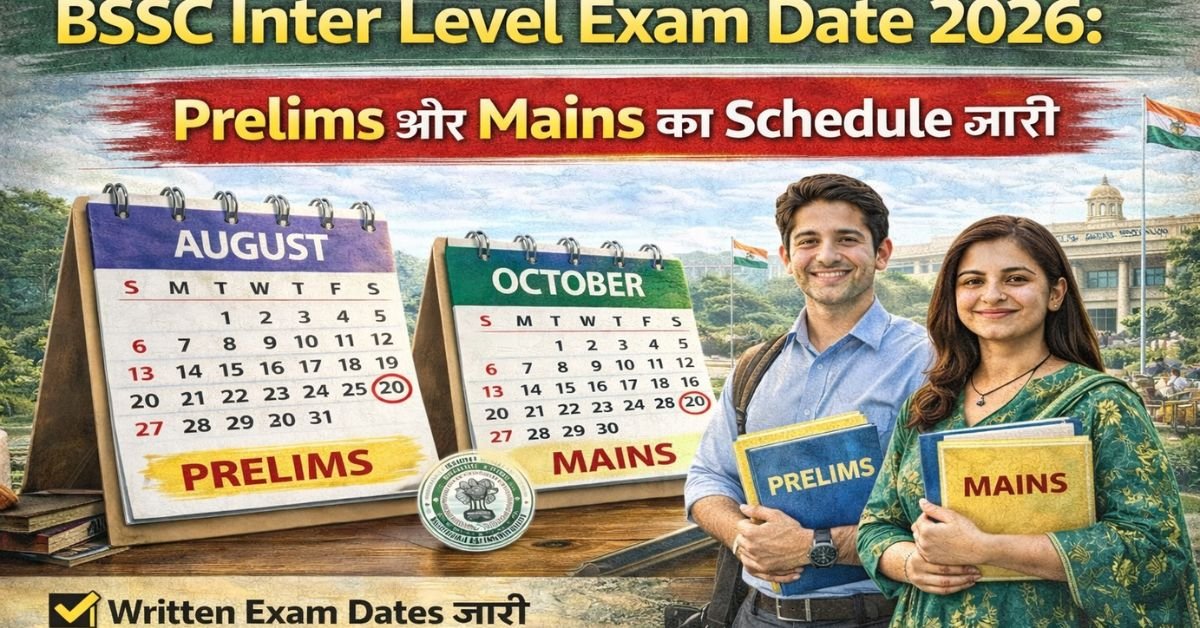 BSSC Inter Level Exam Date 2026