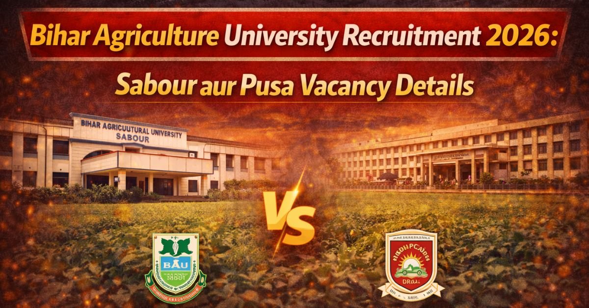 Bihar Agriculture University Recruitment 2026