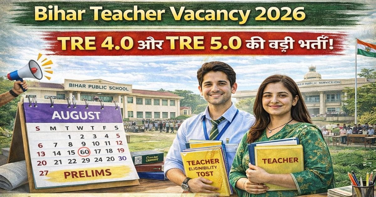 Bihar Teacher Vacancy TRE 4.0 5.0
