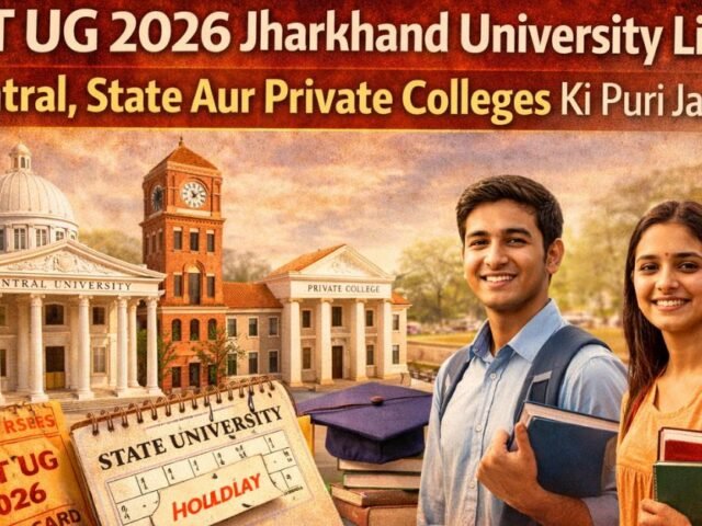 CUET UG 2026 Jharkhand University List: Central, State Aur Private Colleges Ki Puri Jankari