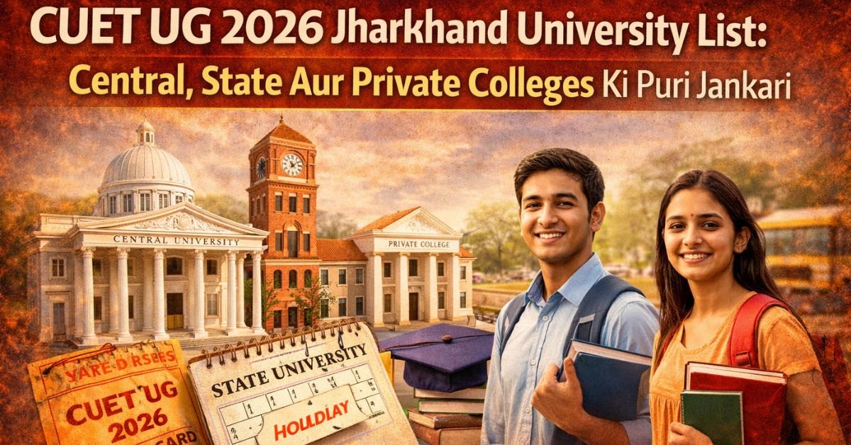CUET UG 2026 Jharkhand University List