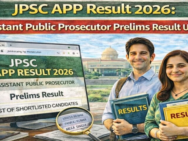 JPSC APP Result 2026: Assistant Public Prosecutor Prelims Result Update