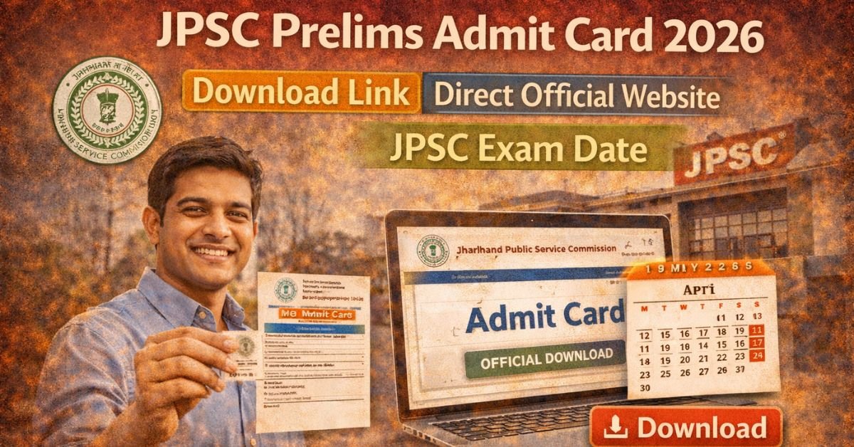 JPSC Prelims Admit Card 2026 Download Link