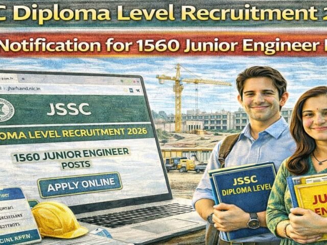 JSSC Ne Nikali Bumper Bharti Junior Engineer Ke 1560 Padon Par Sidhi Niyukti Diploma Pass Jaldi Apply Karein