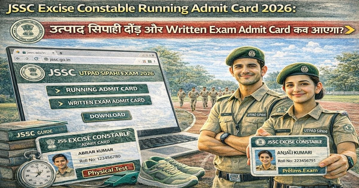 JSSC Excise Constable Running Admit Card 2026