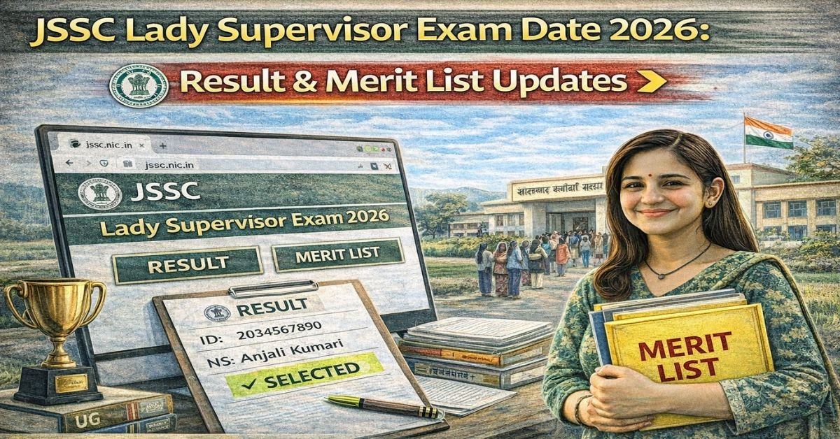 JSSC Lady Supervisor Exam Date 2026