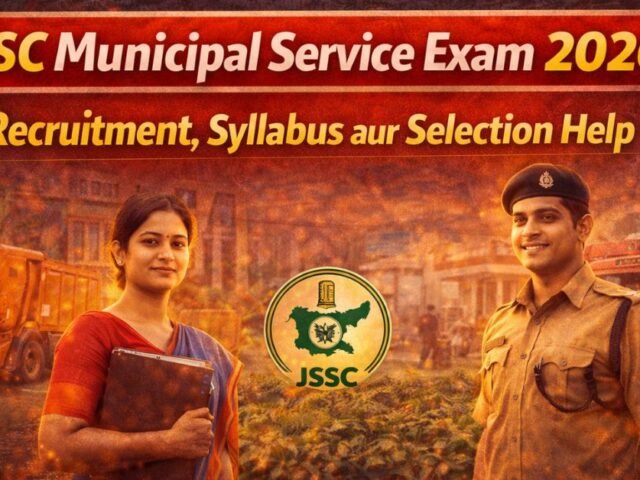 JSSC Municipal Service Exam 2026: Recruitment, Syllabus aur Selection Help