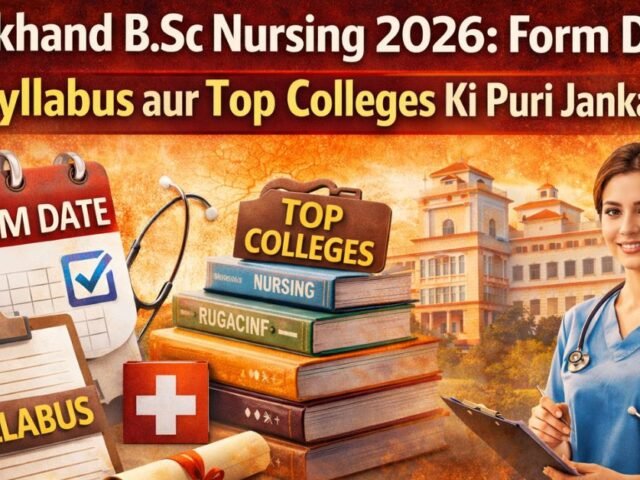 Jharkhand B.Sc Nursing 2026: Form Date, Syllabus aur Top Colleges Ki Puri Jankari