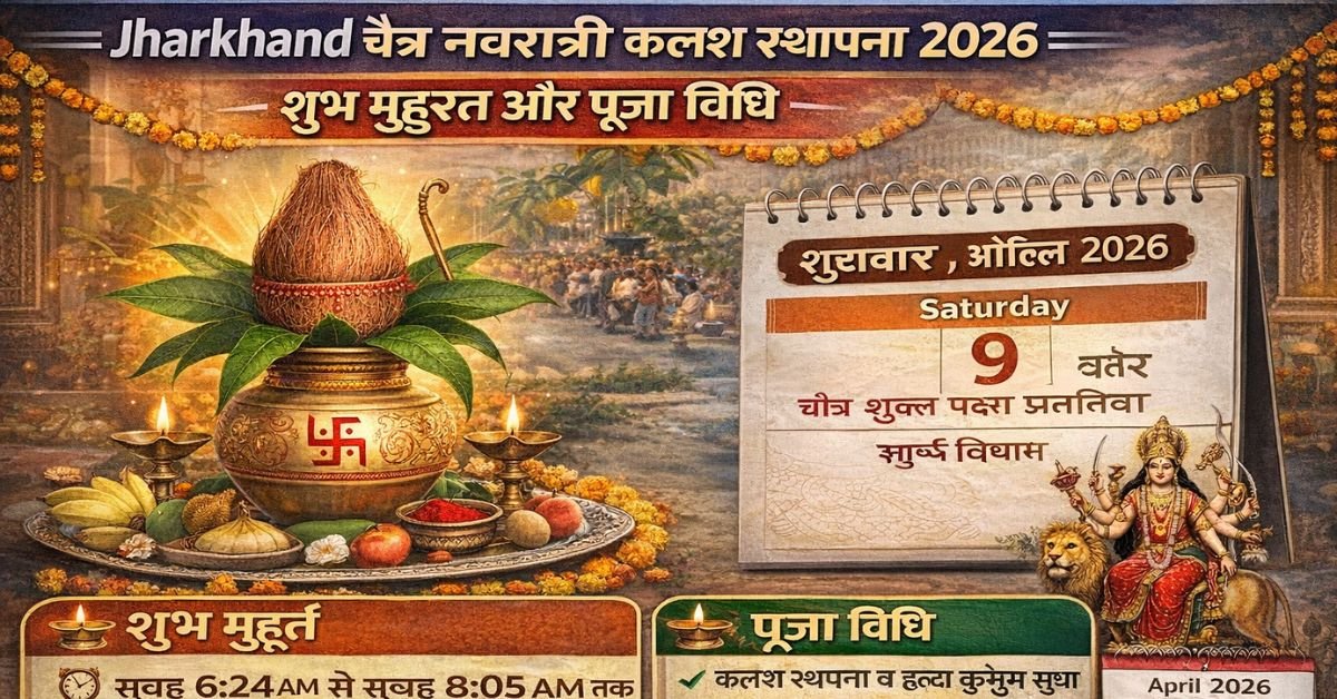 Jharkhand Chaitra Navratri Kalash Sthapana 2026