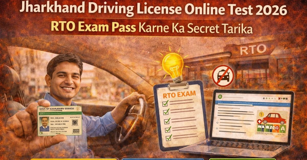 Jharkhand Driving License Online Test 2026