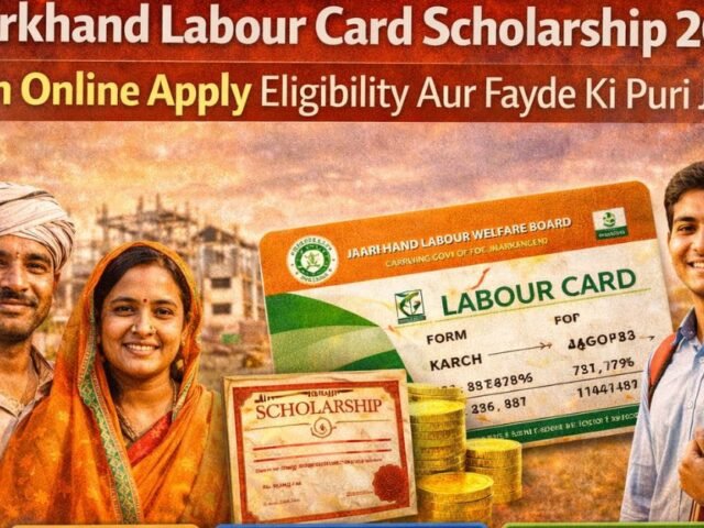 Jharkhand Labour Card Scholarship 2026 Form Online Apply Eligibility Aur Fayde Ki Puri Jankari