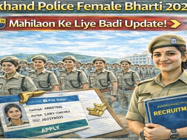 Jharkhand Police Female Bharti 2026: Mahilaon Ke Liye Badi Update!