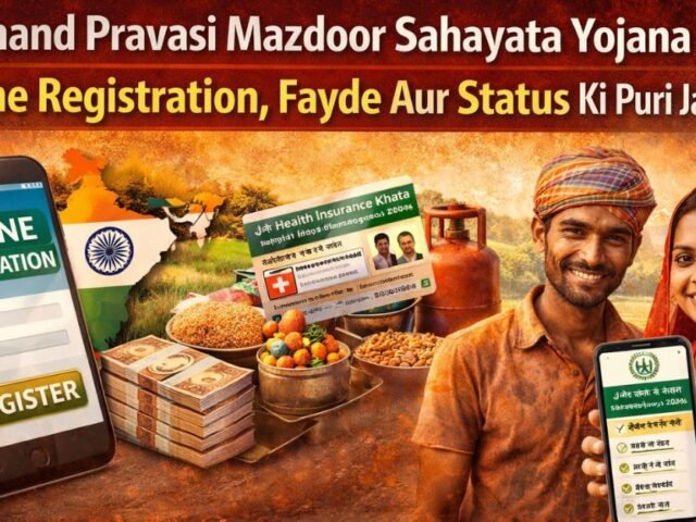 Jharkhand Pravasi Mazdoor Sahayata Yojana 2026: Online Registration, Fayde Aur Status Ki Puri Jankari