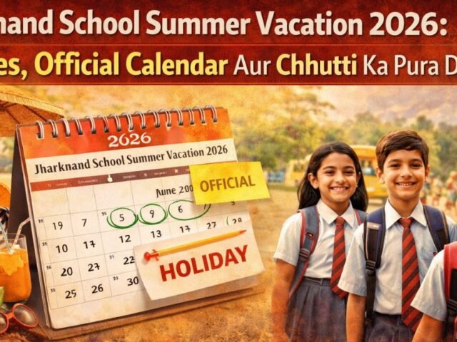 Jharkhand School Summer Vacation 2026: Dates, Official Calendar Aur Chhutti Ka Pura Details