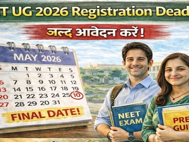 NEET UG 2026 Registration Deadline: Online Form Bharne Ki Last Date Aur Update