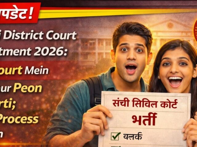 Ranchi District Court Recruitment 2026: Civil Court Mein Clerk aur Peon Ki Bharti; Poora Process Dekhein