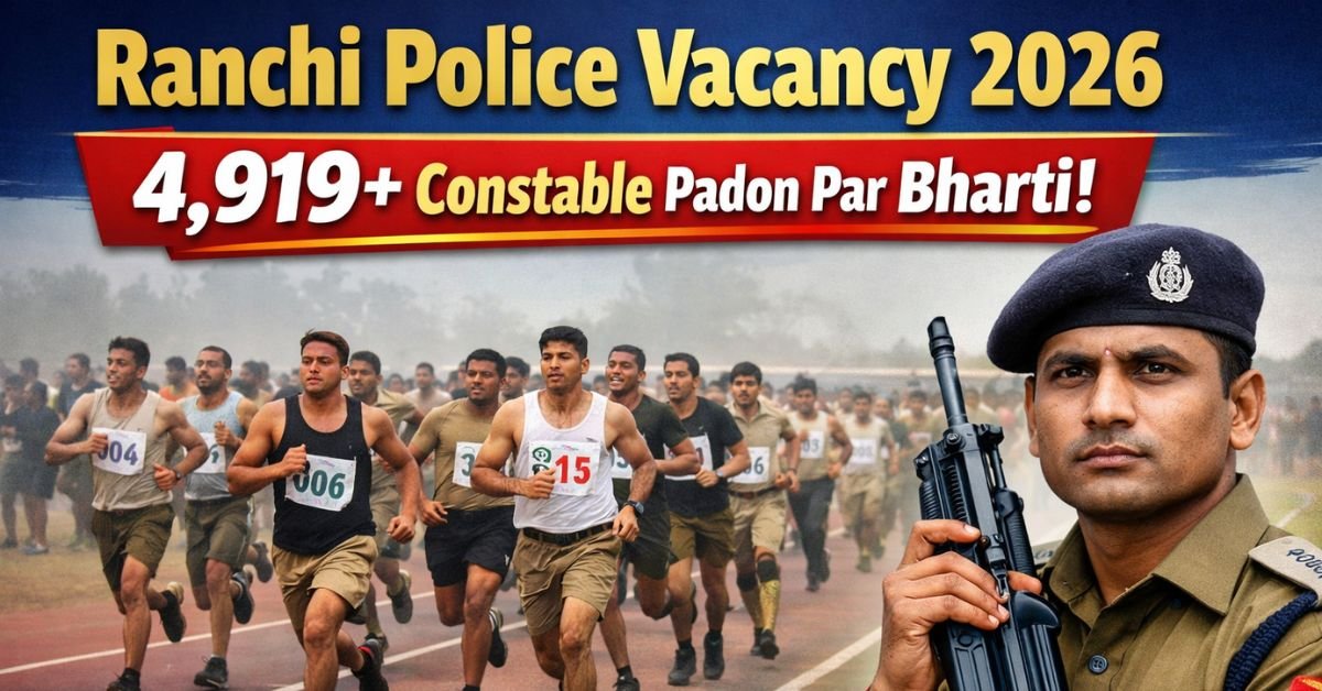 Ranchi Police Vacancy 2026