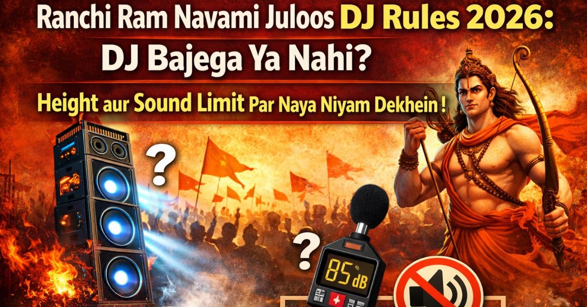 Ranchi Ram Navami DJ Rules 2026