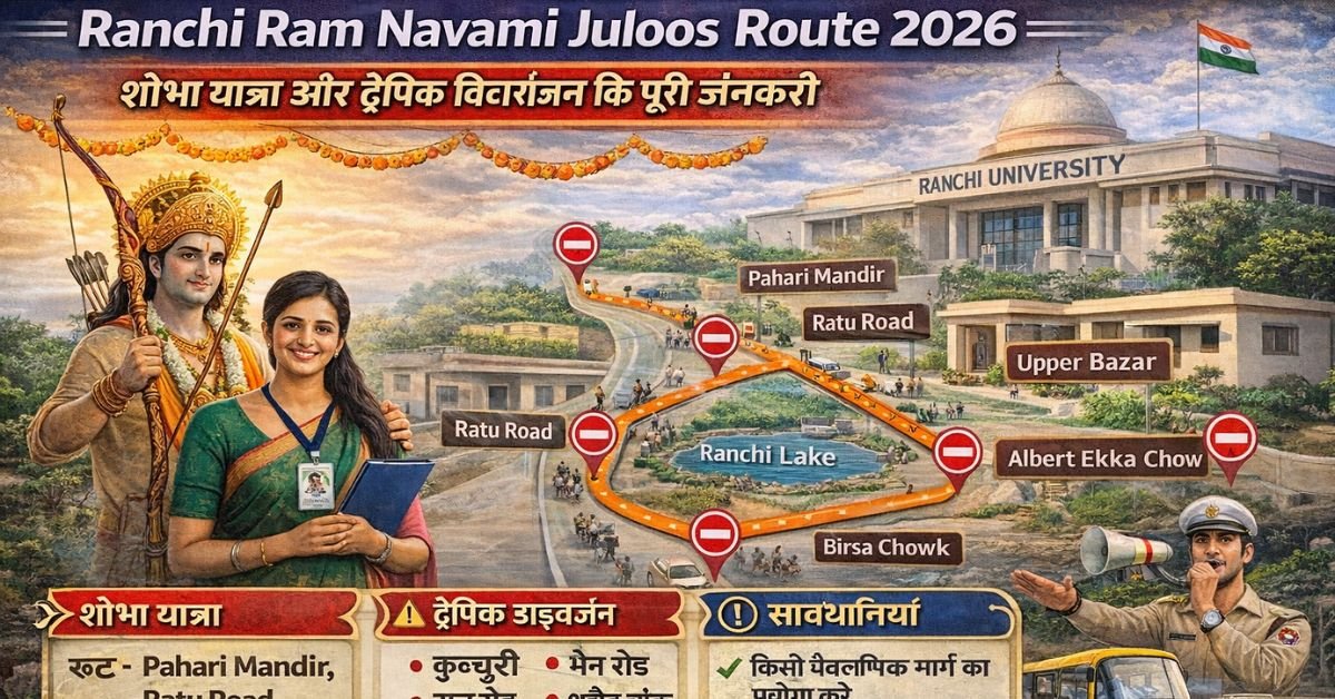 Ranchi Ram Navami Juloos Route 2026