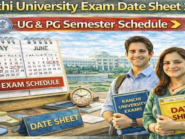 Ranchi University Exam Date Sheet 2026: UG & PG Semester Schedule