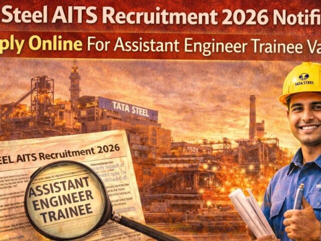 Tata Steel AITS Recruitment 2026 Notification Apply Online For Assistant Engineer Trainee Vacancy