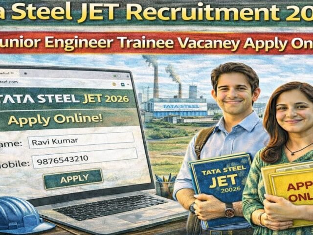 Tata Steel JET Recruitment 2026: Junior Engineer Trainee Vacancy Apply Online